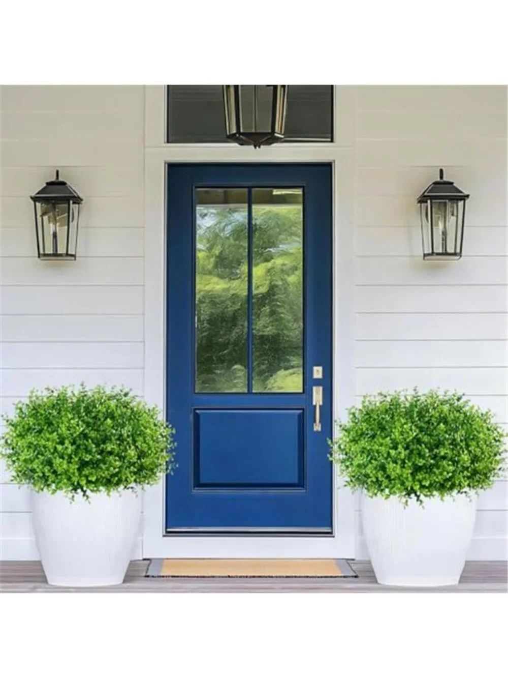 UV Resistant Artificial Outdoor Flowers Faux Plants Garden Porch Decor Set